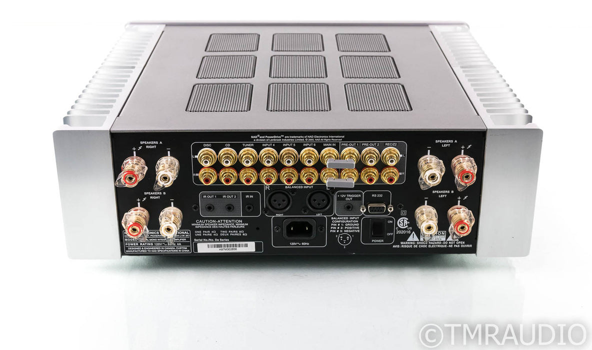NAD M3 Stereo Integrated Amplifier; Remote (Dim Display)