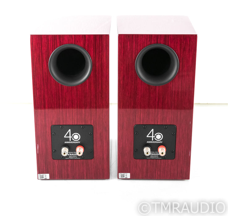 Dynaudio Special Forty Bookshelf Speakers; 40; High Gloss Red Birch Pair
