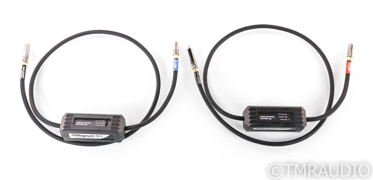 MIT Magnum MA RCA Cables; 1.5m Pair Interconnects; Adjustable Impedance