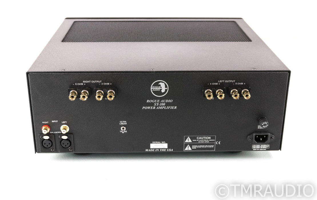 Rogue Stereo 100 Stereo Tube Power Amplifier; Stereo100