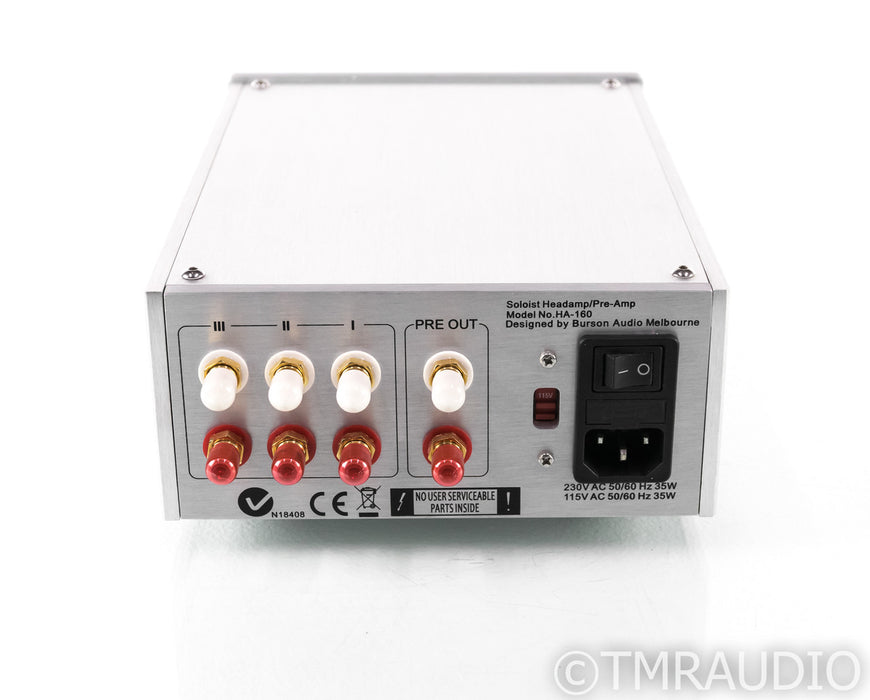 Burson HA-160 Soloist Tube Headphone Amplifier; Preamplifier; HA160