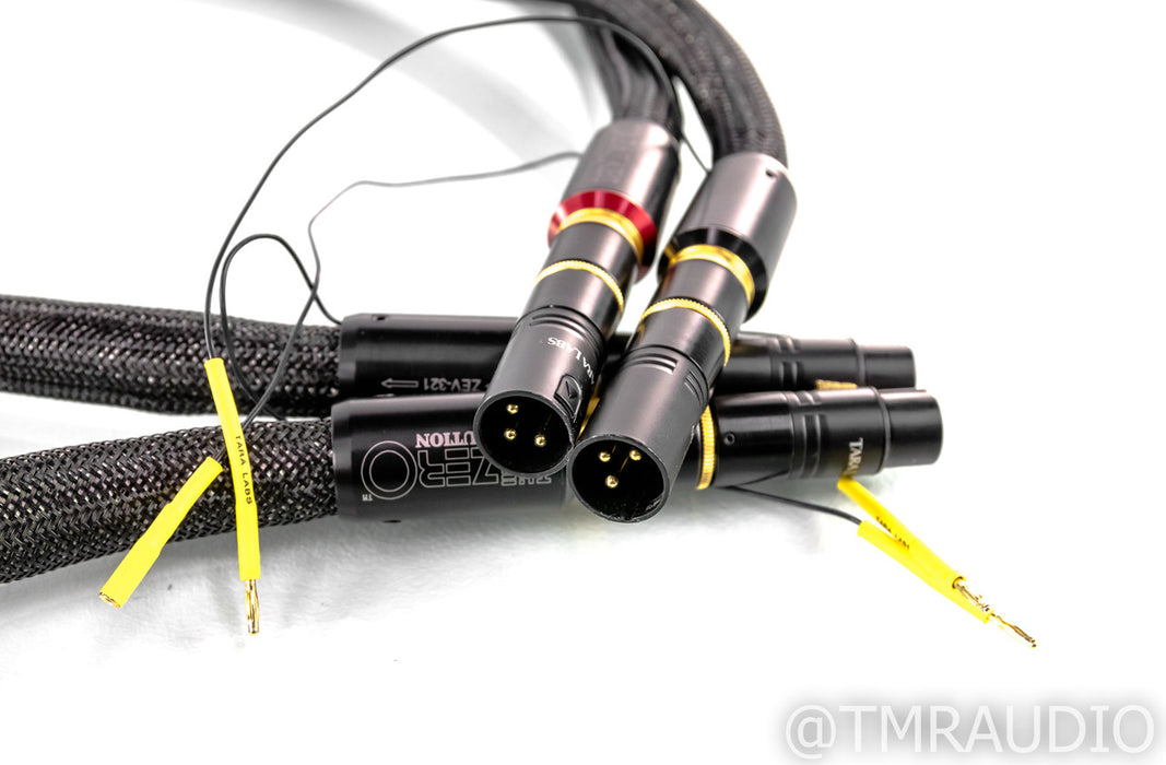 Tara Labs The Zero Evolution XLR Cables; 1.5m Pair Balanced Interconnects w/ HFX