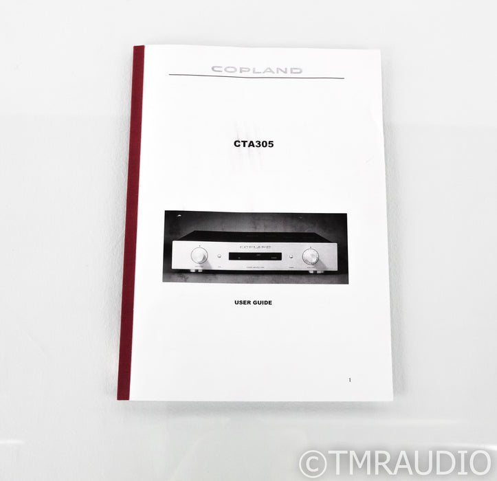 Copland CTA305 Stereo Tube Preamplifier; CTA-305; MM Phono