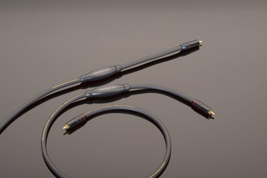 Transparent Audio MusicLink Plus RCA Cable; Single 1m Interconnect; MM2 (New)