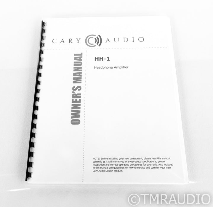 Cary HH-1 Tube Headphone Amplifier; HH1
