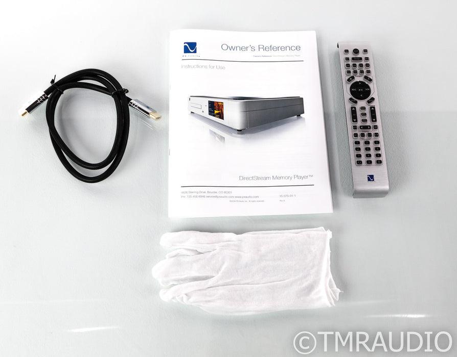 PS Audio DirectStream Memory Player SACD/CD Transport; Remote; DMP; Black