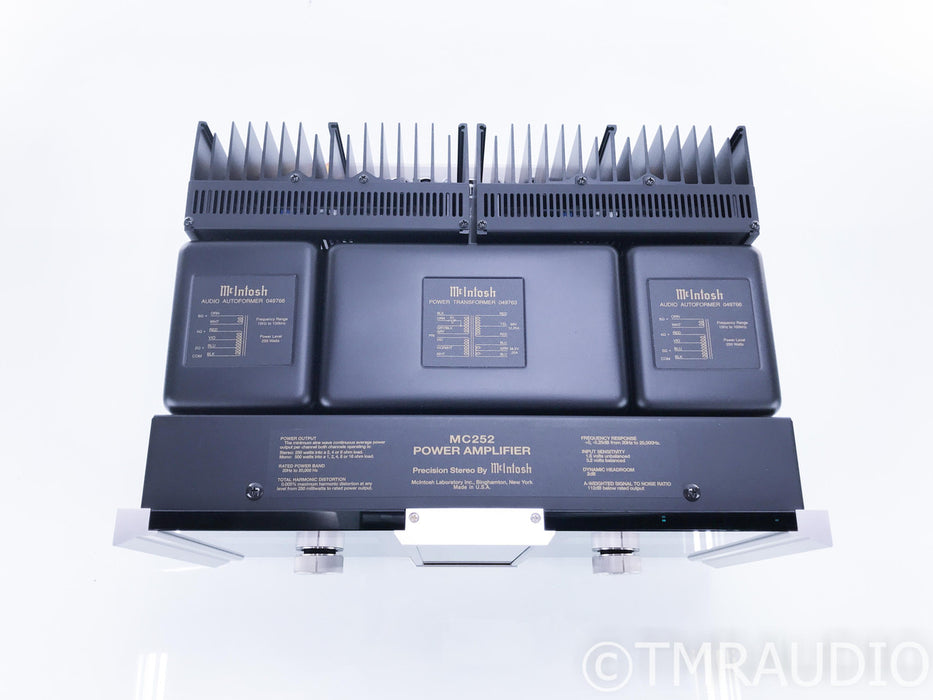 McIntosh MC252 Stereo Power Amplifier; MC-252