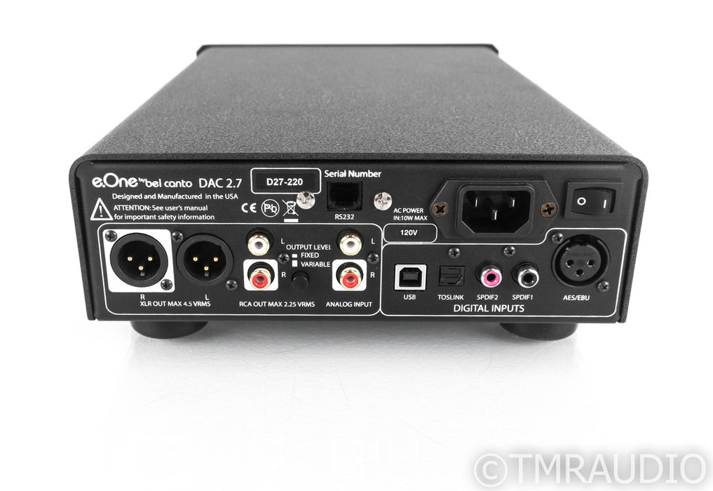 Bel Canto e.One DAC2.7 DAC; D/A Converter; Remote
