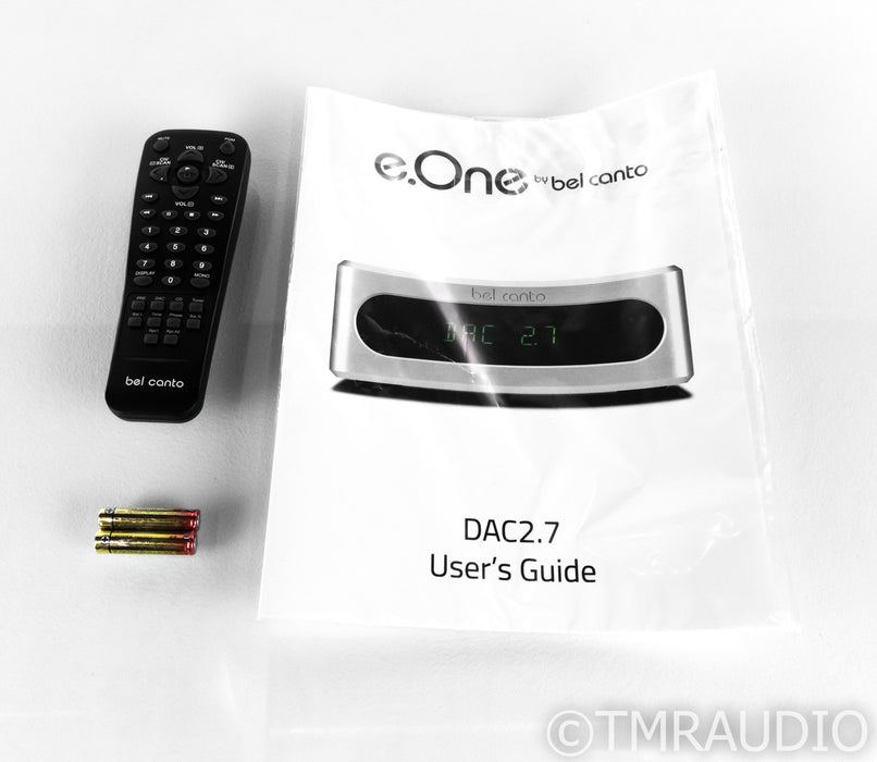 Bel Canto e.One DAC2.7 DAC; D/A Converter; Remote