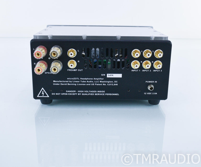 Linear Tube Audio microZOTL MZ2 Tube Headphone Amplifier; LPS+ Upgrade; Remote