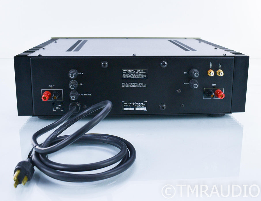 Conrad Johnson MF-2200 Stereo Power Amplifier; MF2200; Re-capped