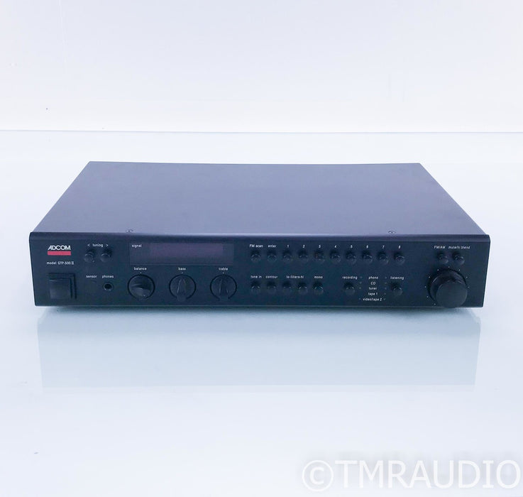 Adcom GTP-500II Stereo Preamplifier; AM / FM Tuner (No Remote)