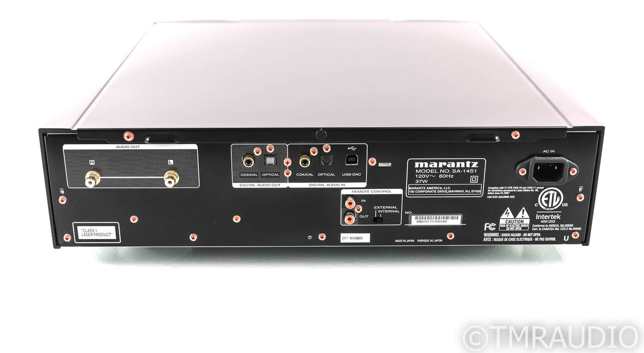 Marantz SA-14S1 SACD / CD Player / D/A Converter; SA14S1; Remote; Black