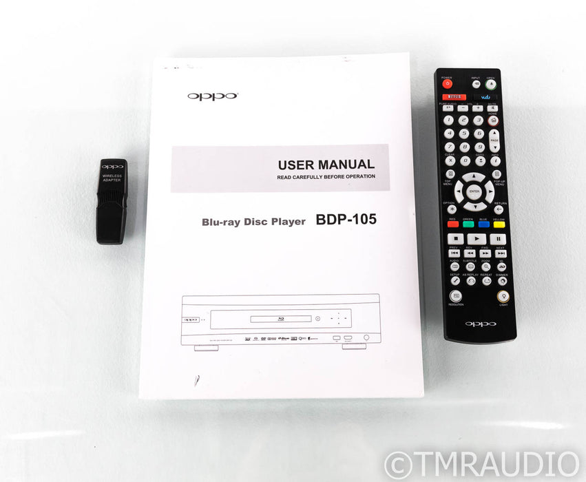 Oppo BDP-105 Universal BluRay Player; BDP105; Silver; Remote