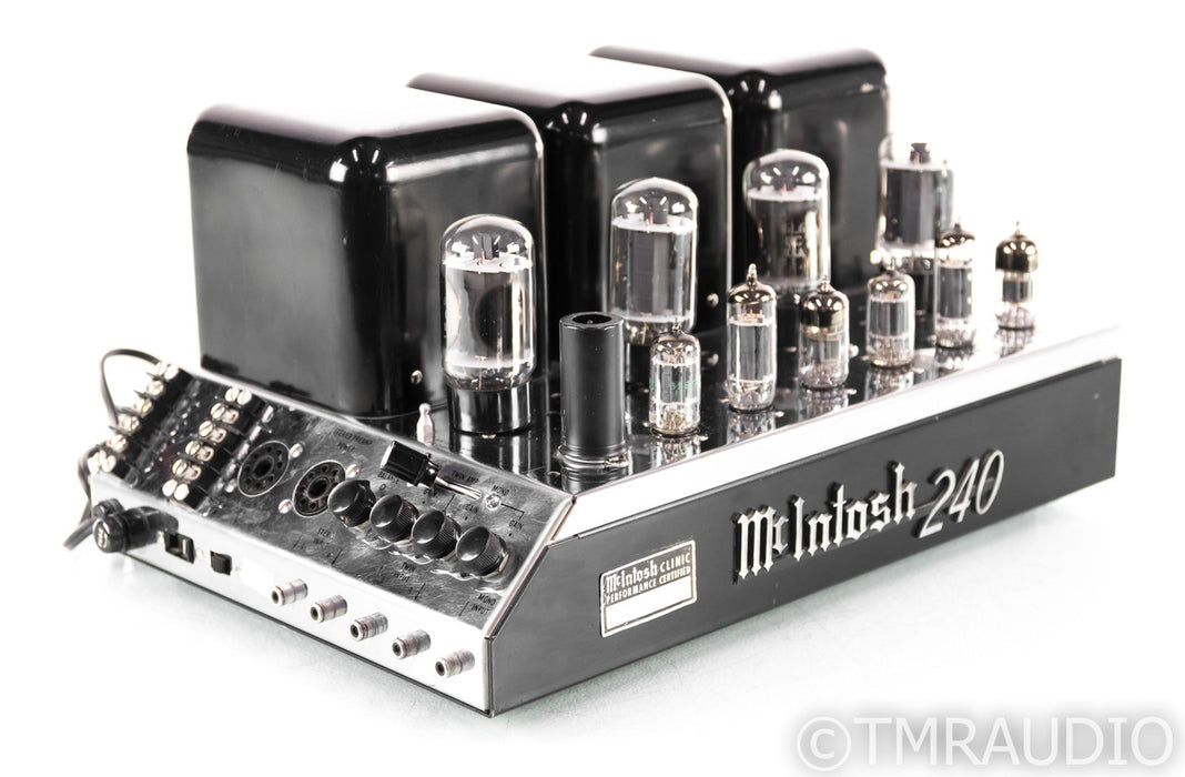 McIntosh MC240 Vintage Stereo Tube Power Amplifier; MC-240; Early Version