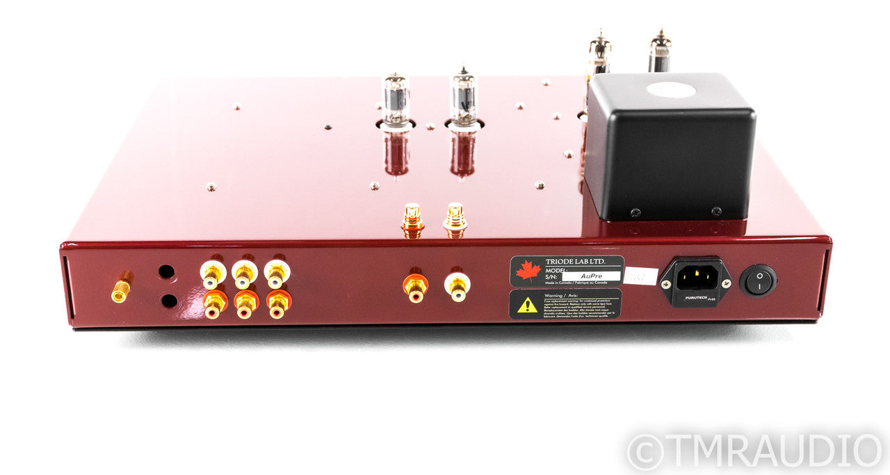 Triode Labs Au Pre Grande Stereo Tube Preamplifier; Porsche Burgundy Metallic