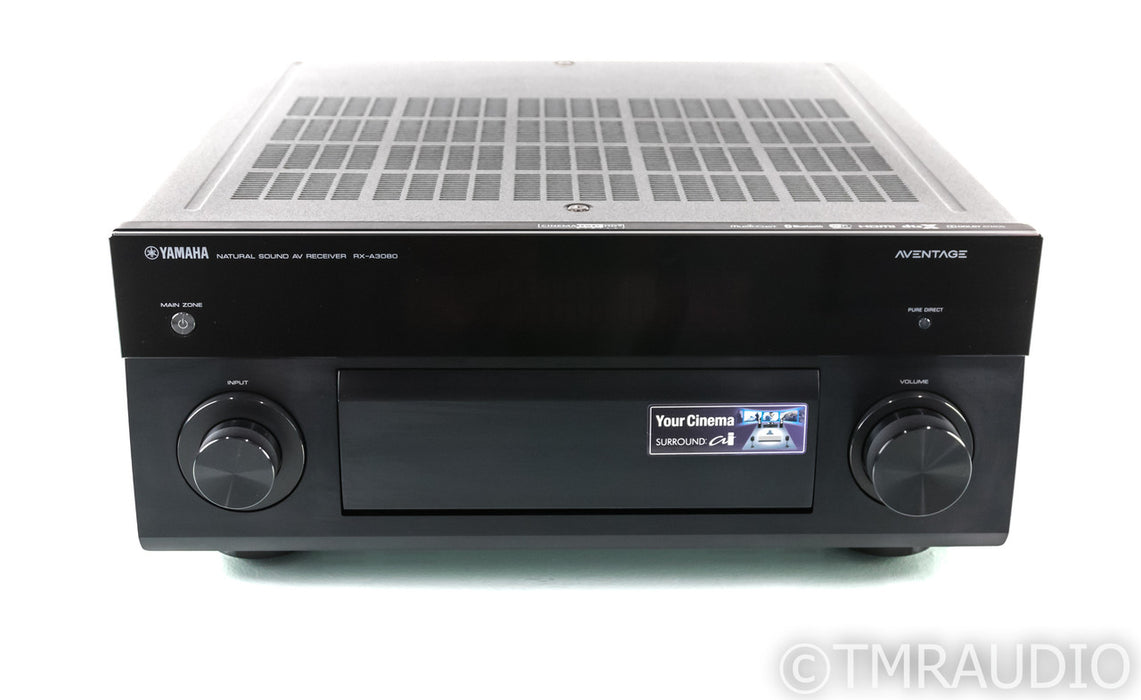 Yamaha RX-A3080 9.2 Channel Home Theater Receiver; RXA3080; Remote; Refurbished