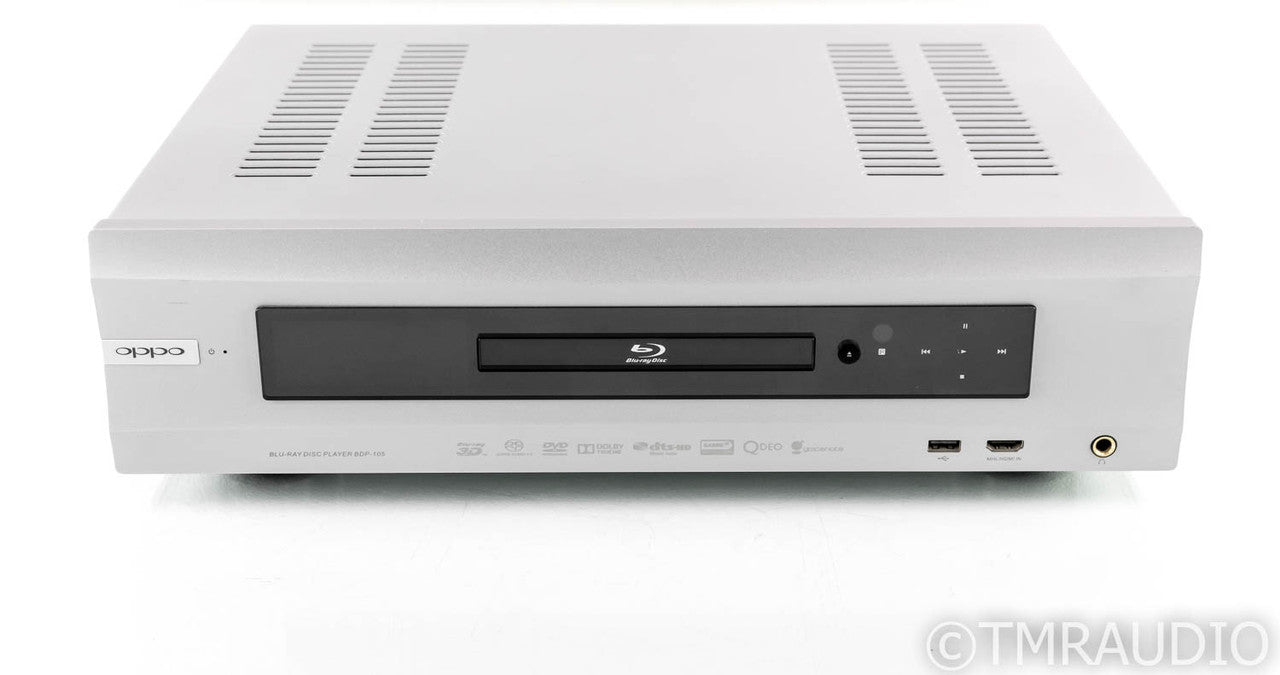 Oppo BDP-105 Universal BluRay Player; BDP105; Silver; Remote