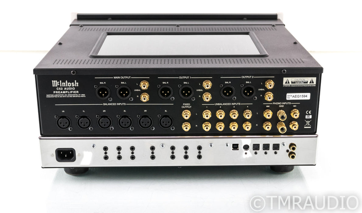 McIntosh C52 Stereo Preamplifier; C-52; Remote; MM / MC Phono
