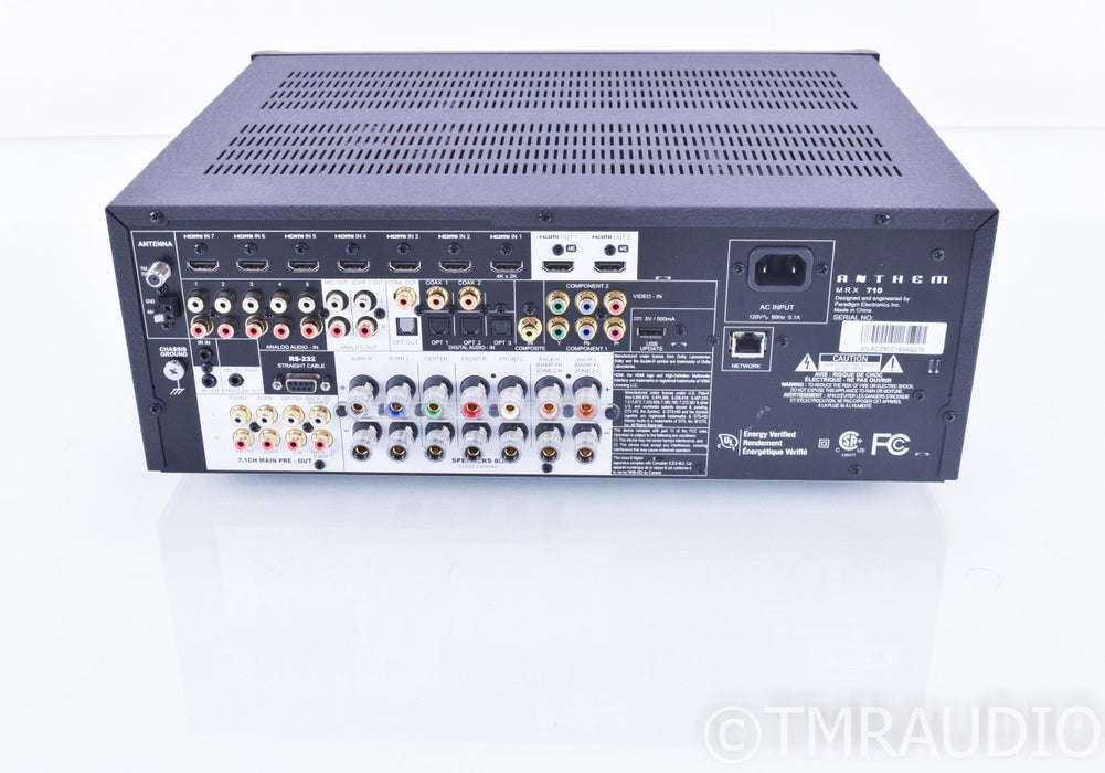 Anthem MRX710 7.1 Channel Home Theater Receiver; MRX-710; Remote