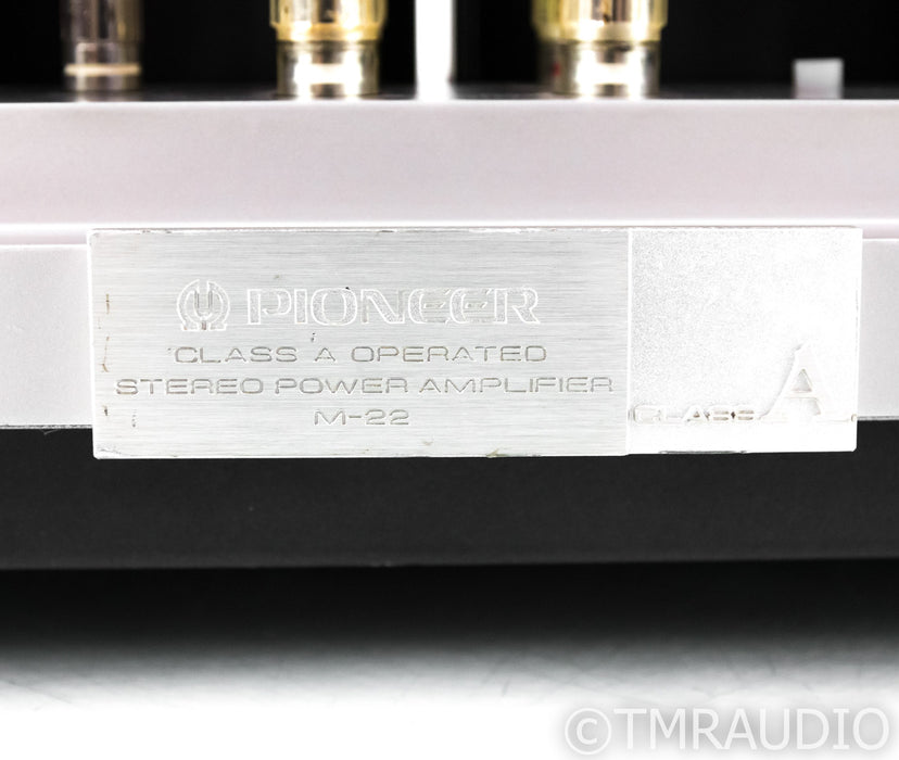 Pioneer M-22 Vintage Stereo Power Amplifier; M22