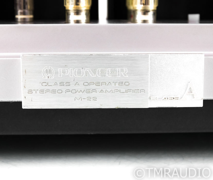 Pioneer M-22 Vintage Stereo Power Amplifier; M22
