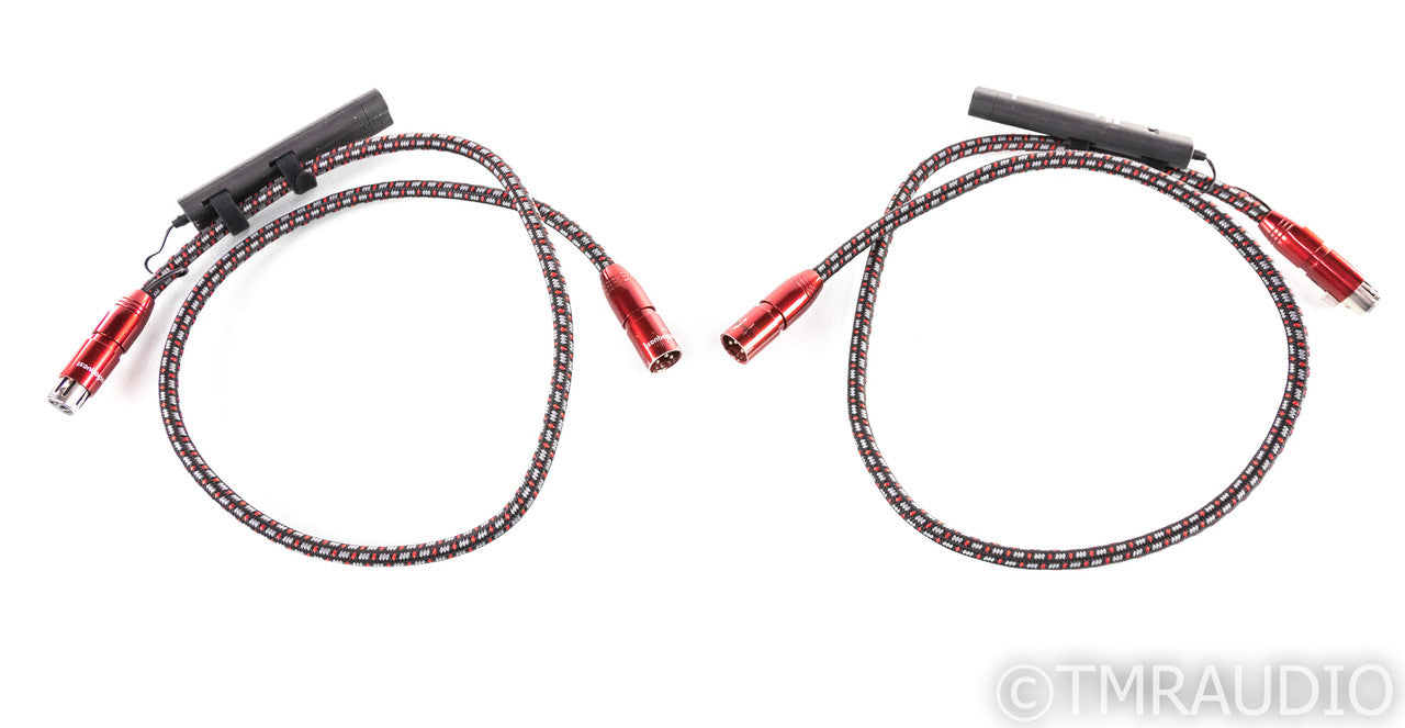 AudioQuest Colorado XLR Cables; 1m Pair Balanced Interconnects; 72v DBS