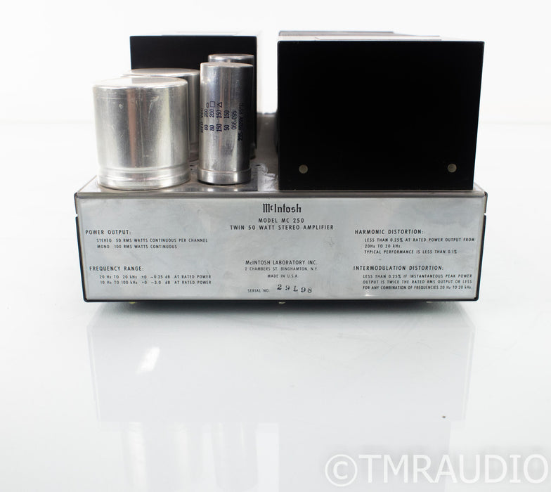 McIntosh MC250 Vintage Stereo Power Amplifier; MC-250