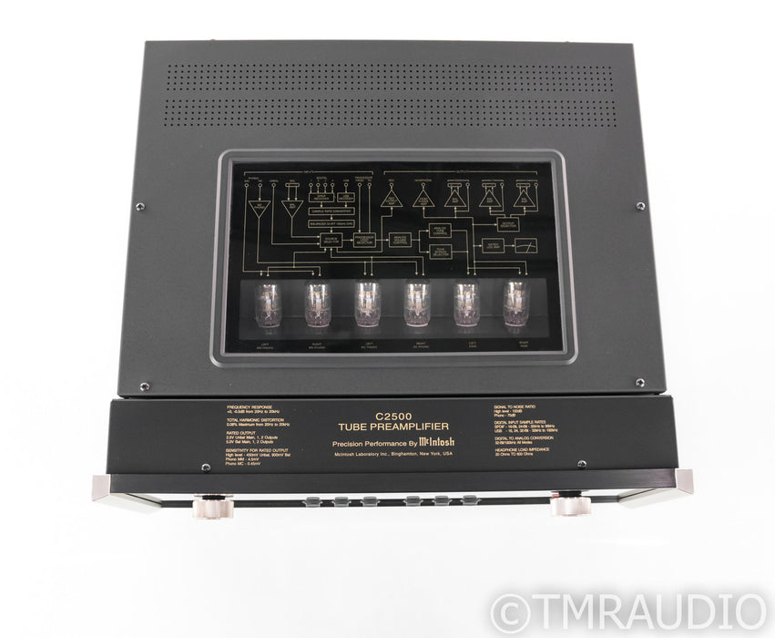 McIntosh C2500 Stereo Tube Preamplifier; C-2500; Remote; MM / MC Phono