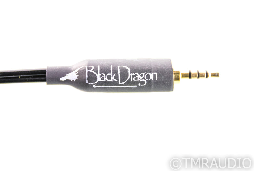 Moon Audio Black Dragon V1 Balanced Headphone Cable; 4ft; 2-Pin Connectors