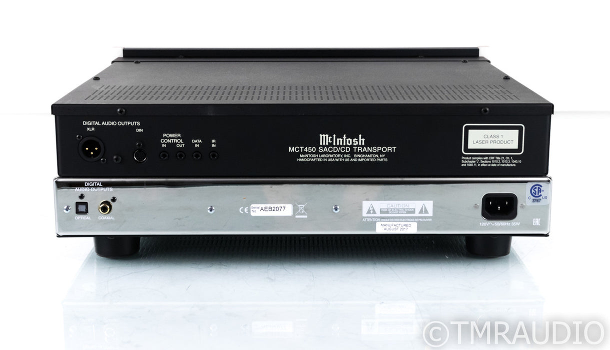 McIntosh MCT450 SACD / CD Transport; MCT-450 (No Remote)