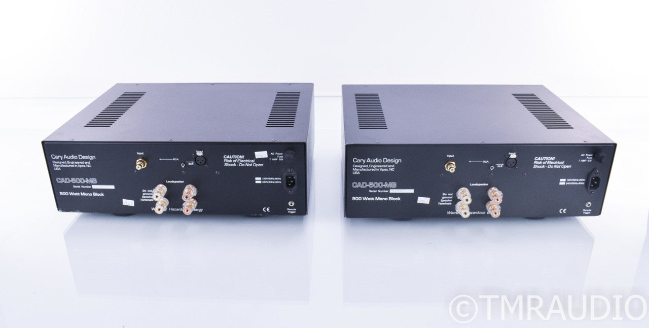 Cary Audio CAD-500MB Mono Power Amplifier