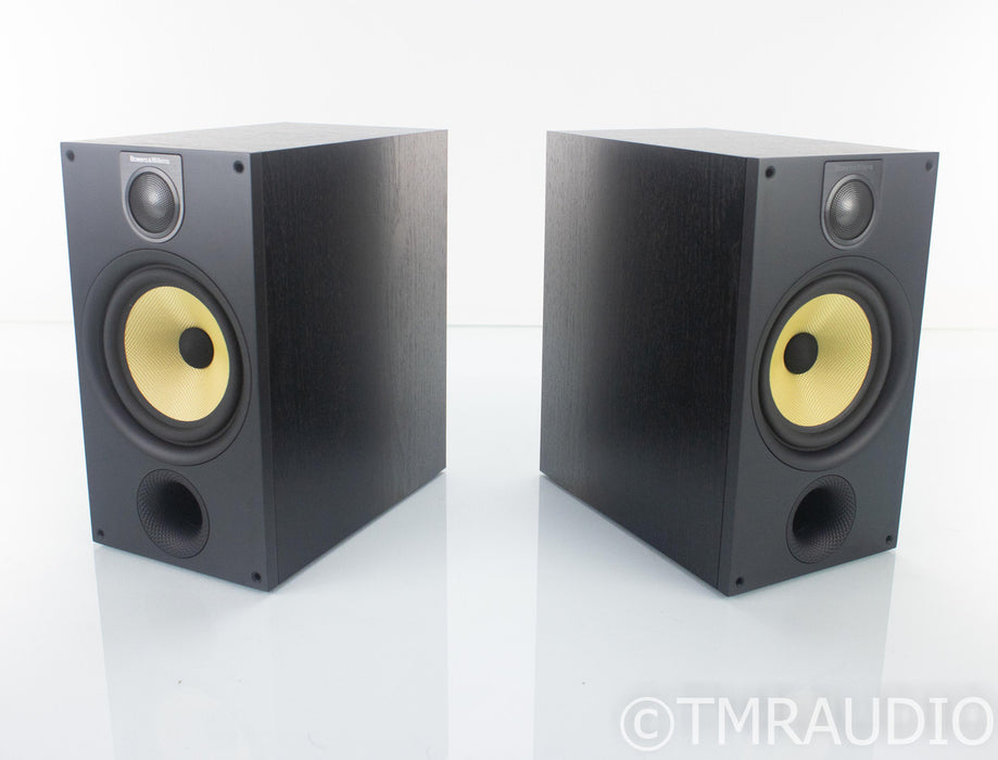 B&W 685 S2 Bookshelf Speakers; Black Ash Pair