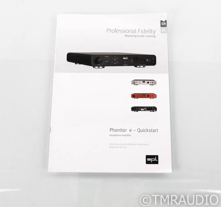 SPL Phonitor e Headphone Amplifier; DAC (Open Box; Full Warranty)