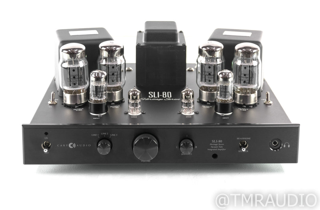 Cary Audio SLI-80HS Stereo Integrated Tube Amplifier; Heritage Series; SLI80HS