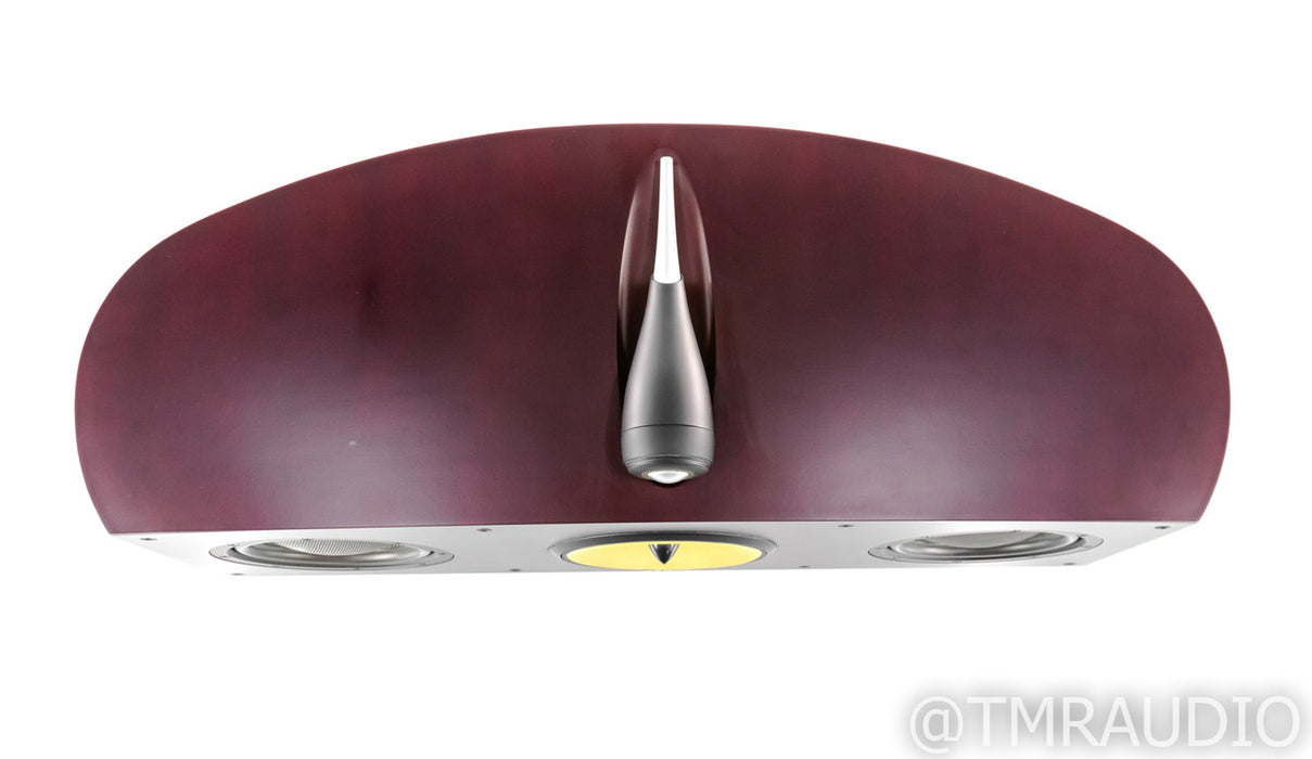 B&W Nautilus HTM1 Center Channel Speaker; Red Cherry; HTM-1