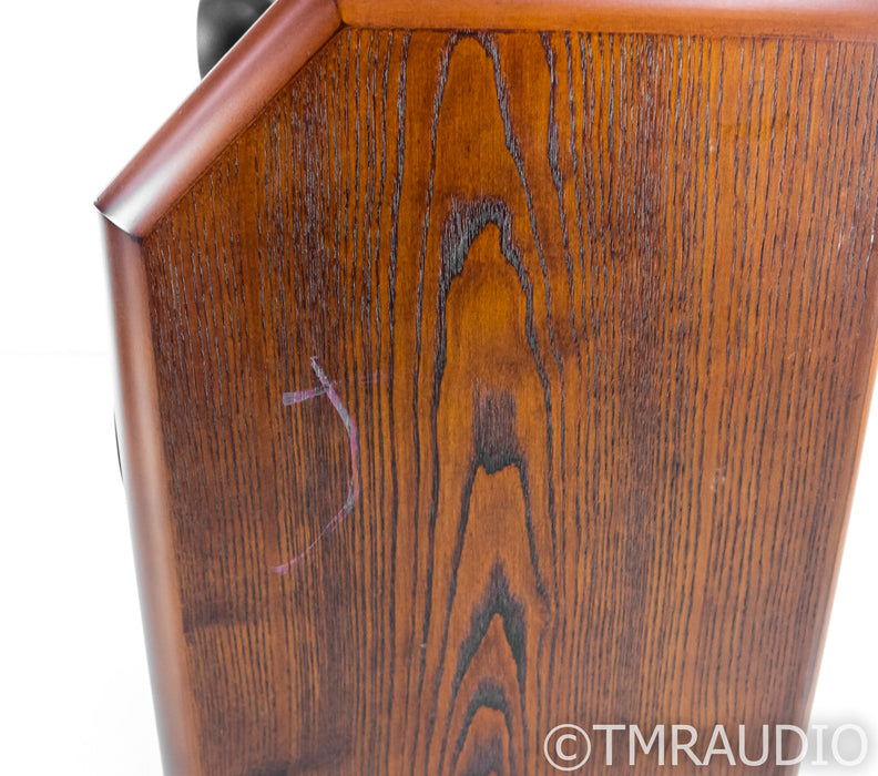 B&W CDM1 Bookshelf Speakers; Red Ash Pair; CDM-1
