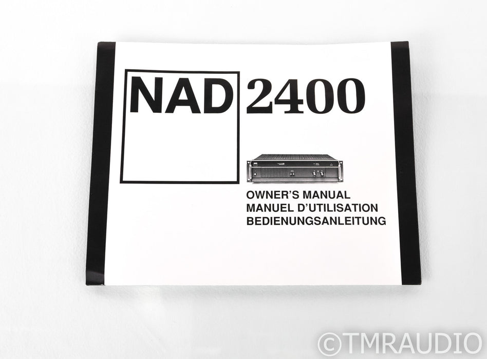 NAD 2400 Power Envelope Stereo Power Amplifier
