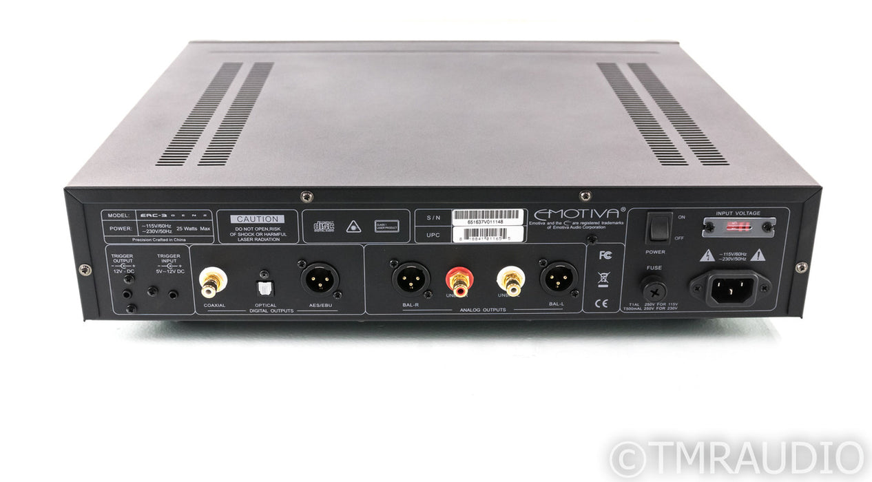 Emotiva ERC-3 Gen 2 CD Player; ERC3 Gen2; Remote