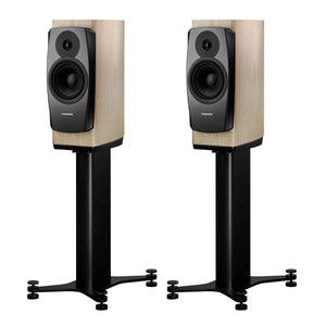 Dynaudio Confidence 20 Bookshelf Speakers; Blonde Wood Pair w/ Stands - Mint