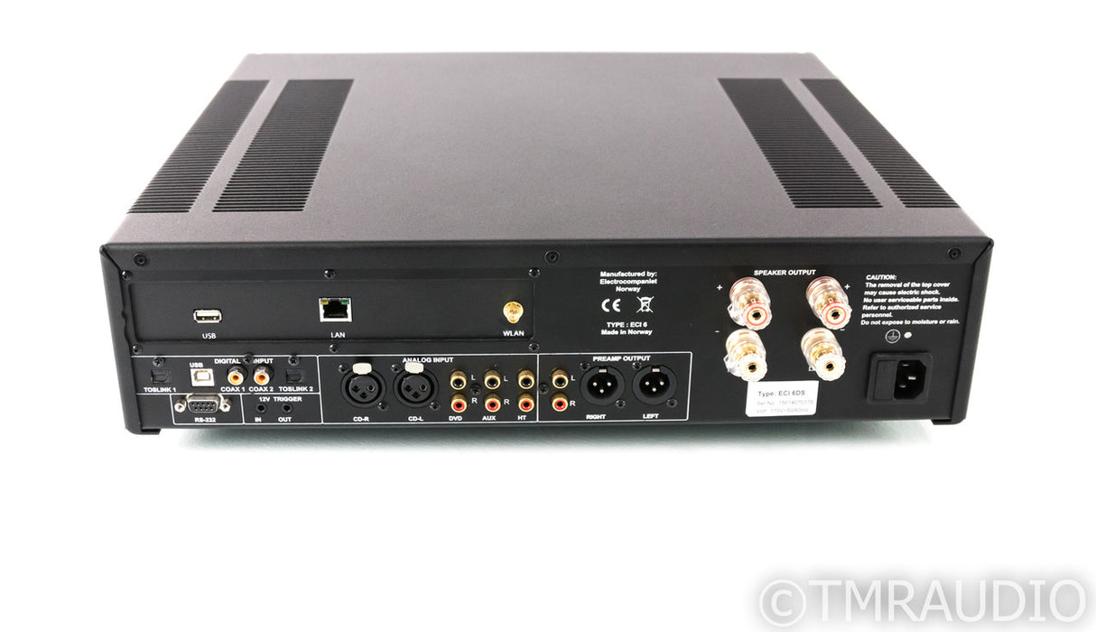 Electrocompaniet ECI 6DS Stereo Integrated Amplifier; ECS6DS; DAC; Wi-Fi; Remote