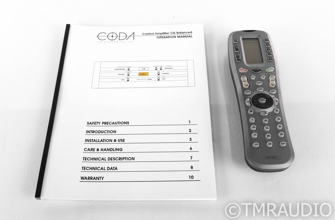 Coda CSiB V3 Stereo Integrated Amplifier; CSi Balanced