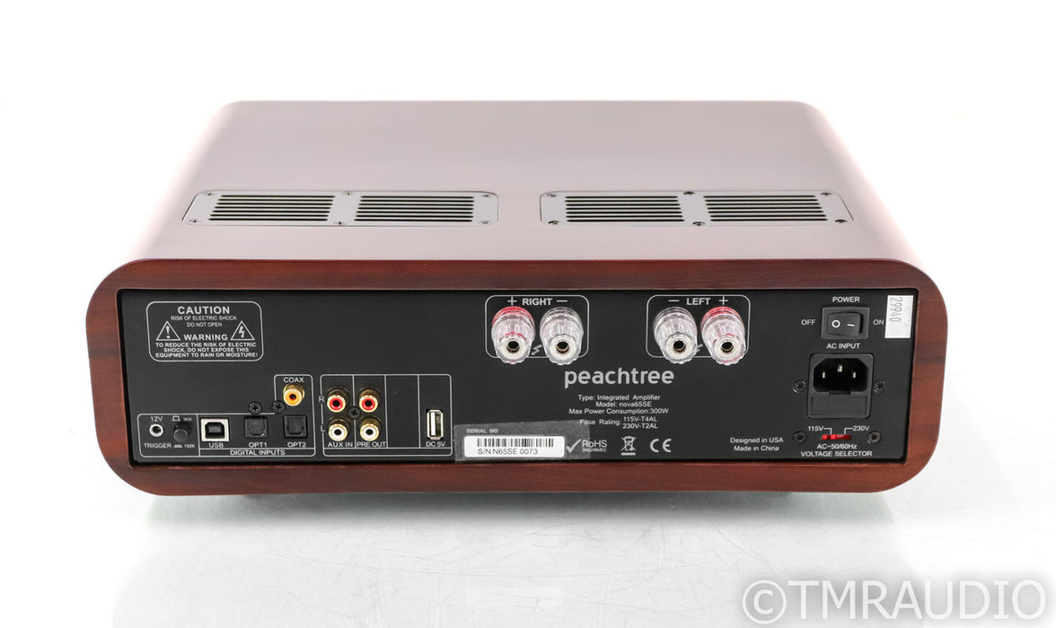 Peachtree Nova 65SE Stereo Tube Hybrid Integrated Amplifier; DAC; Rosewood