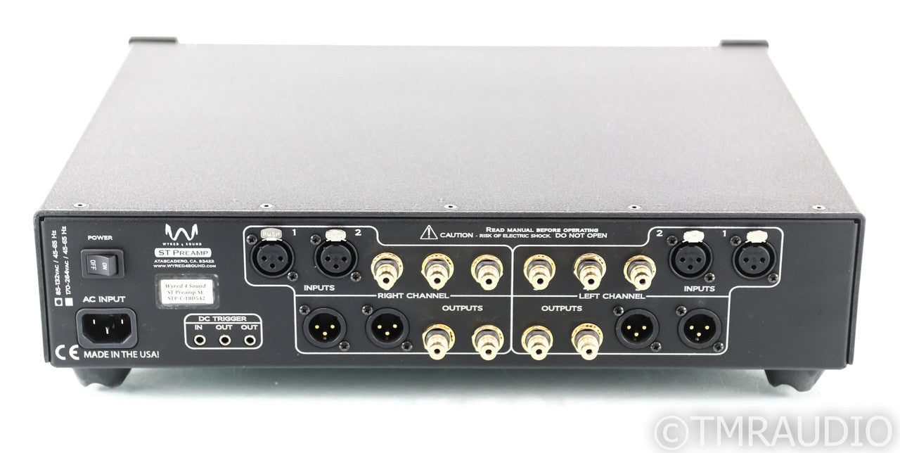 Wyred 4 Sound ST Preamp-SE Stereo Preamplifier; Black; STP-SE; Remote