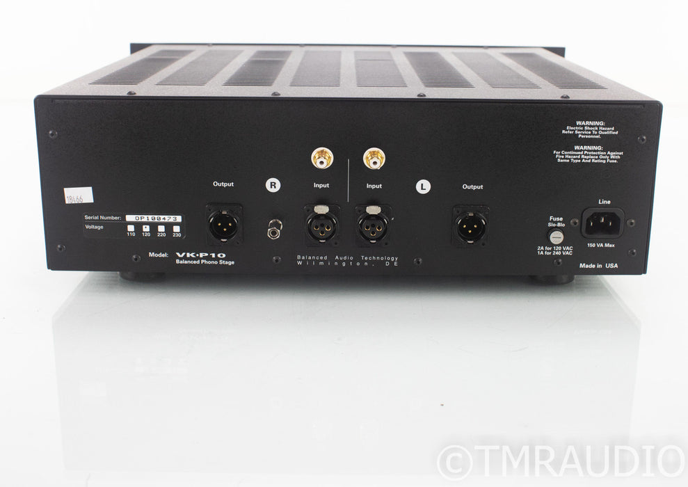 BAT VK-P10SE MM / MC Tube Phono Preamplifier; VKP10SE