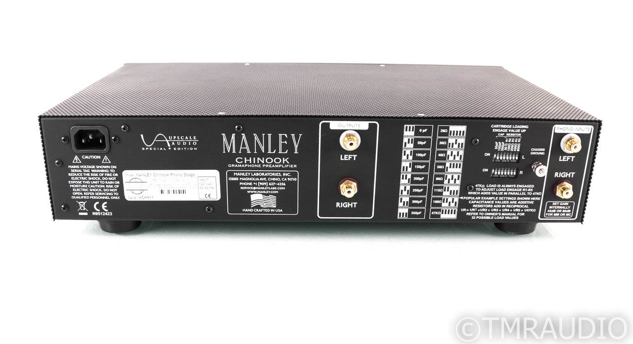 Manley Chinook SE Gramaphone Stereo Tube Preamplifier; MM / MC Phono; MKI
