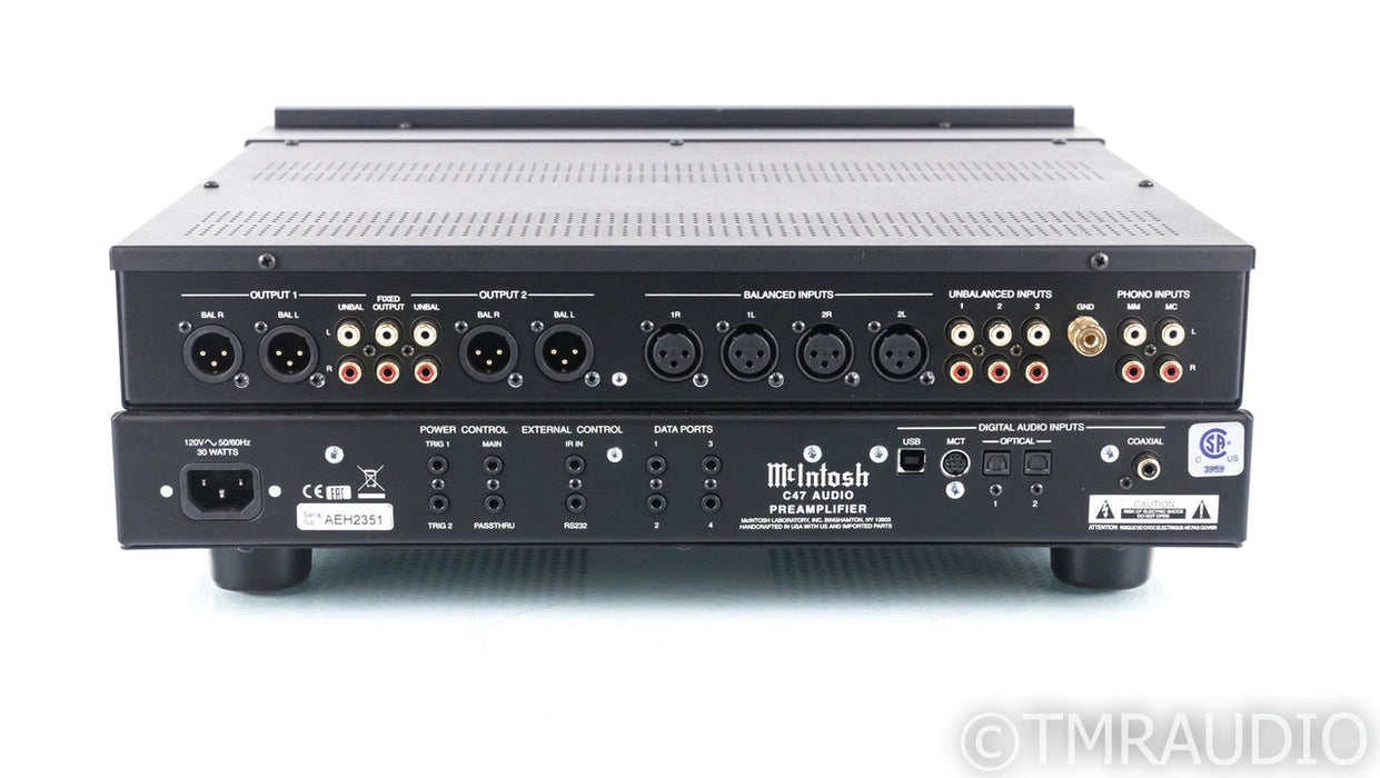 McIntosh C47 Stereo Preamplifier; C-47; Remote; MM / MC Phono