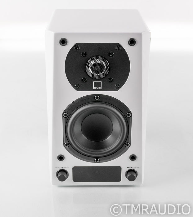 SVS Prime Wireless Powered Bookshelf Speaker; Single; Master; Piano Gloss White