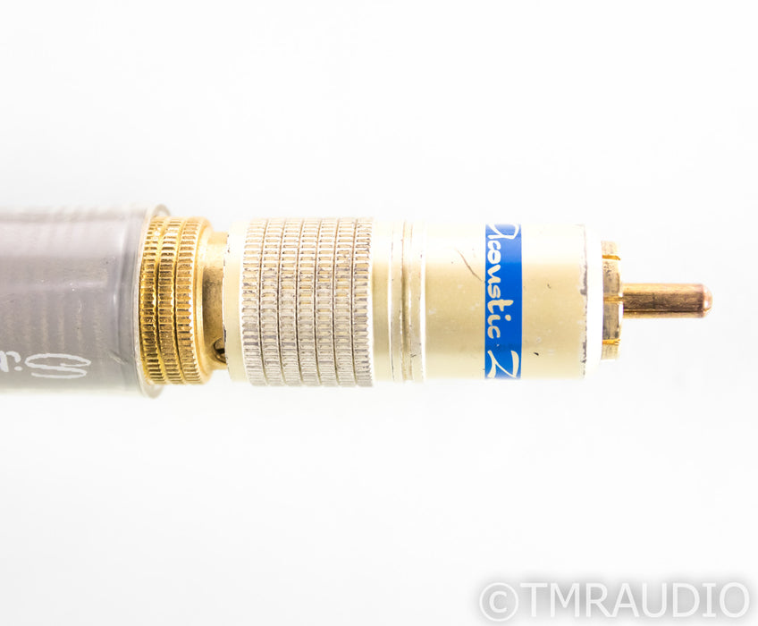 Acoustic Zen Silver Reference II RCA Cables; 1m Pair Interconnects