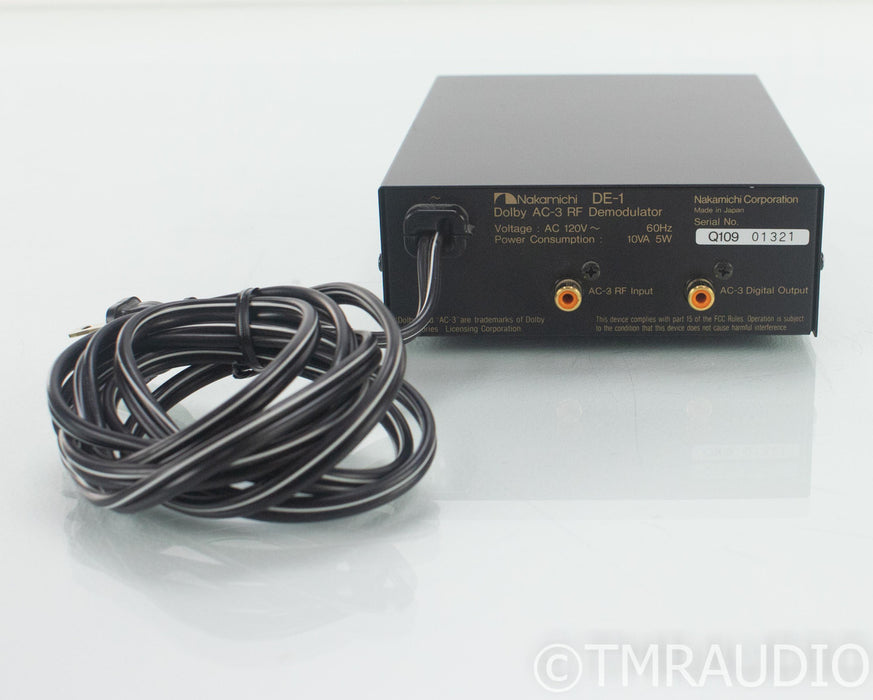 Nakamichi DE-1 Dolby AC-3 RF Demodulator; AC3 RF -> AC3 Digital Signal Converter
